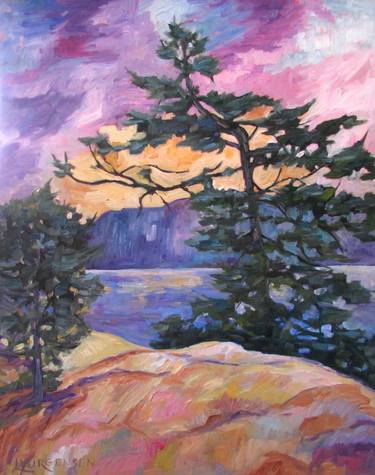 Original Impressionism Landscape Paintings by Linda Yurgensen