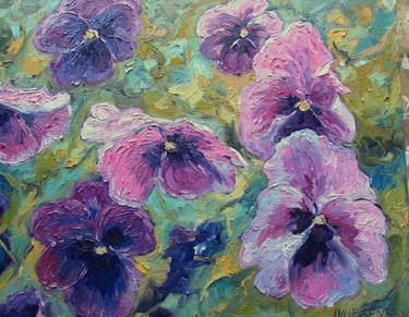 Original Impressionism Floral Paintings by Linda Yurgensen
