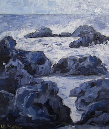 Original Impressionism Seascape Paintings by Linda Yurgensen