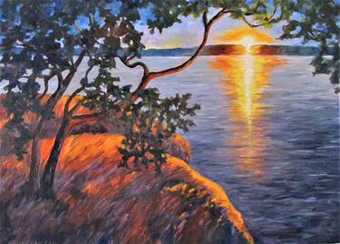 Original Impressionism Landscape Paintings by Linda Yurgensen