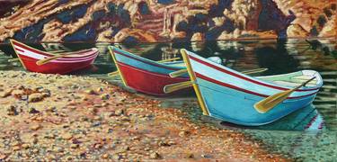 Original Fine Art Boat Paintings by Neil Kesterson