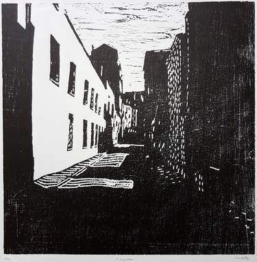 Original Expressionism Architecture Printmaking by Nicolas Goulette