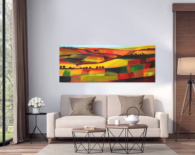 Original Impressionism Landscape Painting by Trayko Popov