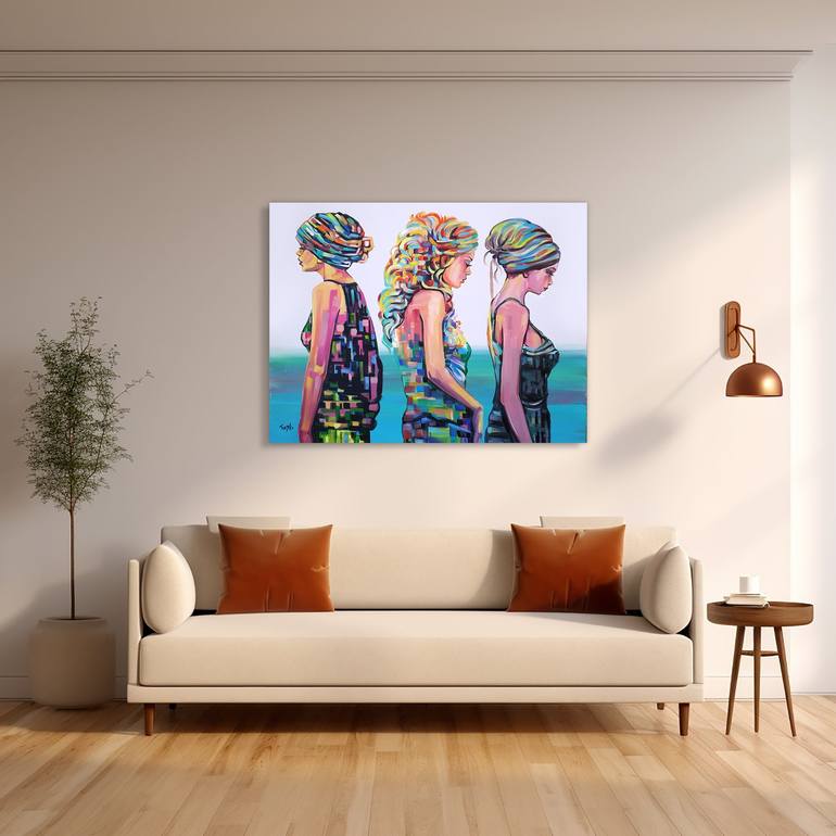 Original Contemporary Fashion Painting by Trayko Popov