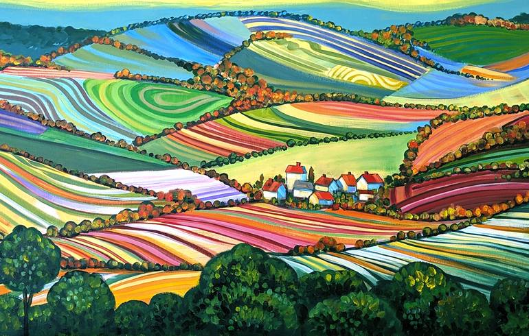 Original Landscape Painting by Trayko Popov