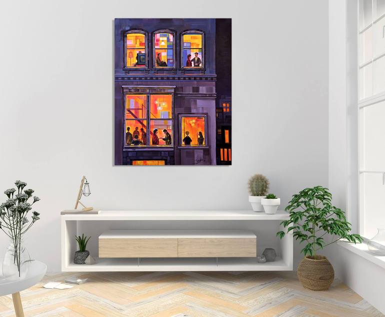 Original Contemporary Family Painting by Trayko Popov