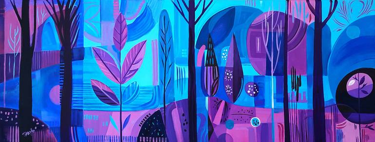 Print of Abstract Landscape Paintings by Trayko Popov