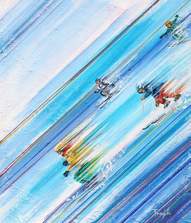 Print of Abstract Expressionism Sport Paintings by Trayko Popov