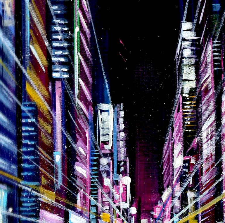 Original Expressionism Cities Painting by Trayko Popov