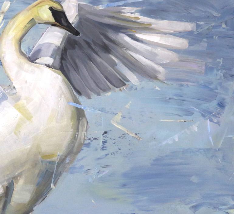 Original Expressionism Animal Painting by Trayko Popov