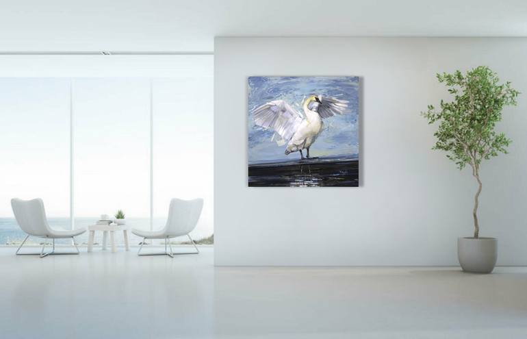 Original Expressionism Animal Painting by Trayko Popov