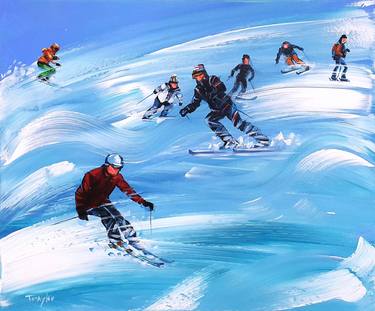 Original Sports Paintings by Trayko Popov
