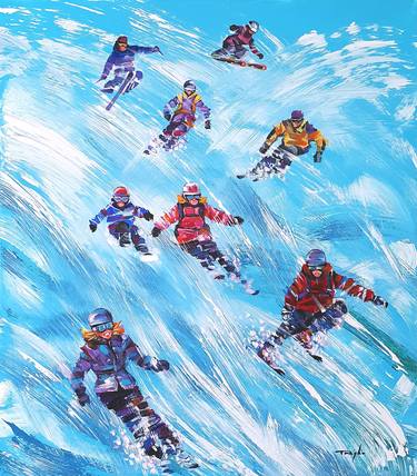 Print of Expressionism Sport Paintings by Trayko Popov