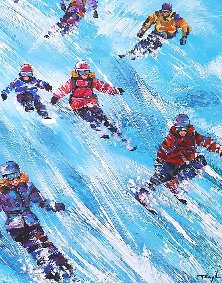 Original Sport Painting by Trayko Popov