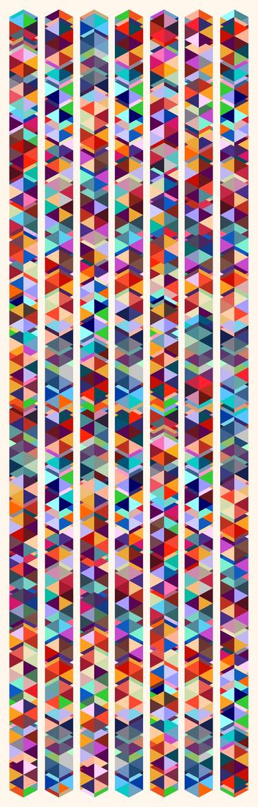 Print of Abstract Geometric Digital by Vitalii Kotiash
