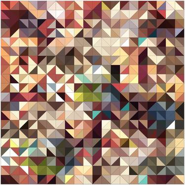 Print of Geometric Digital by Vitalii Kotiash