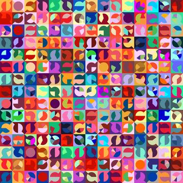 Print of Abstract Geometric Digital by Vitalii Kotiash