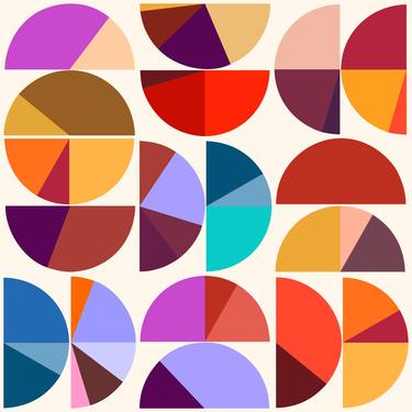 Original Abstract Geometric Digital by Vitalii Kotiash