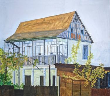 Print of Impressionism Architecture Paintings by Tamar Chechelashvili