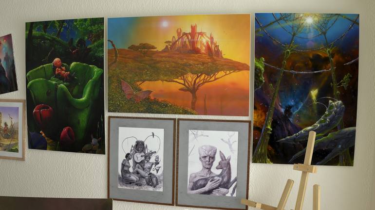 Original Illustration Fantasy Painting by Eldar Zakirov