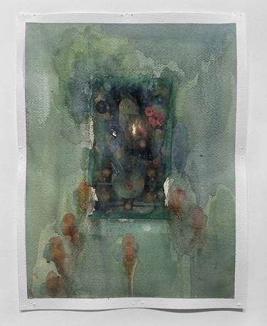 Original Abstract Expressionism Fantasy Mixed Media by Kate Minford