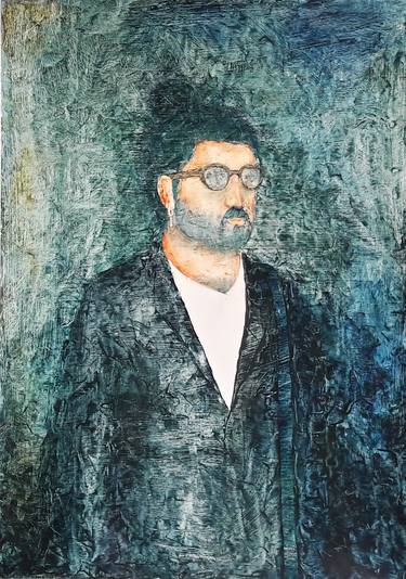 Original Expressionism People Paintings by Husnu Konuk