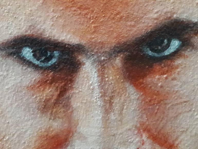 Original Expressionism People Painting by Husnu Konuk