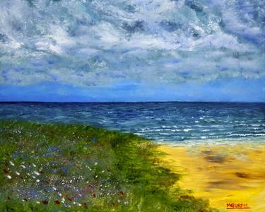 Print of Impressionism Beach Paintings by Jim McCurdie