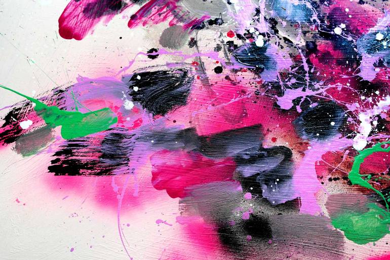 Original Abstract Expressionism Abstract Painting by Adrian Astorga
