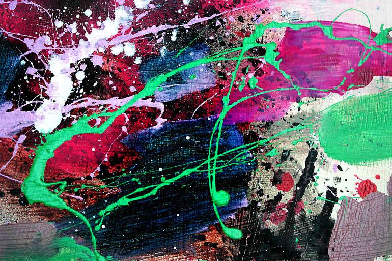 Original Abstract Expressionism Abstract Painting by Adrian Astorga