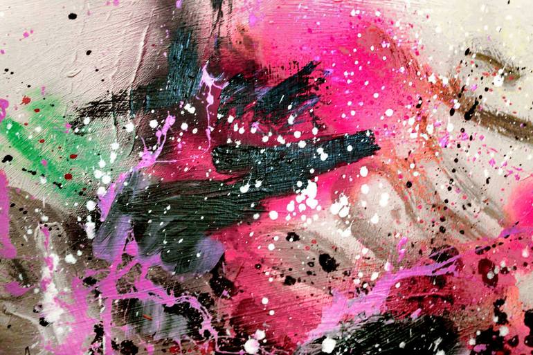 Original Abstract Expressionism Abstract Painting by Adrian Astorga