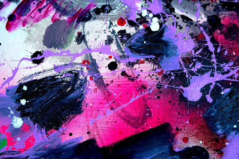 Original Abstract Expressionism Abstract Painting by Adrian Astorga