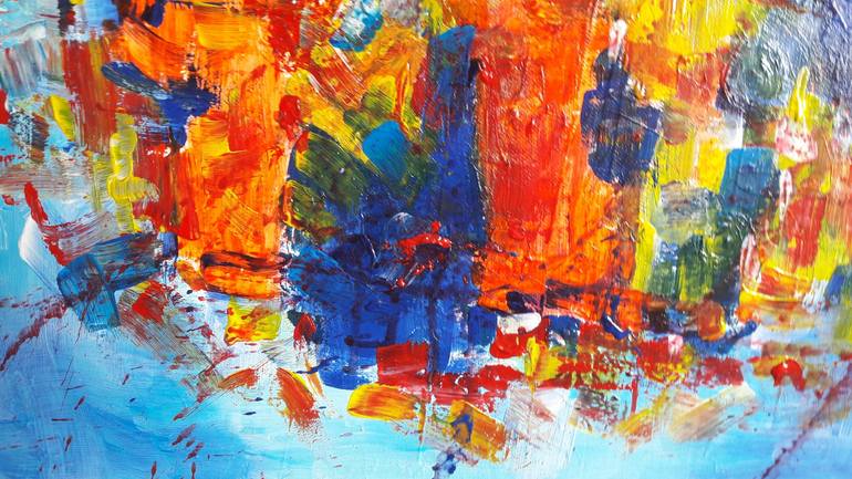 Original Abstract Painting by Guerry christiane