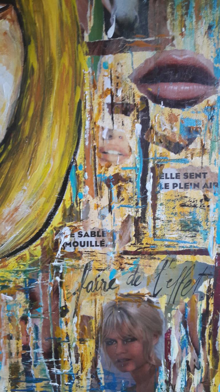 Original Contemporary Celebrity Collage by Guerry Christiane