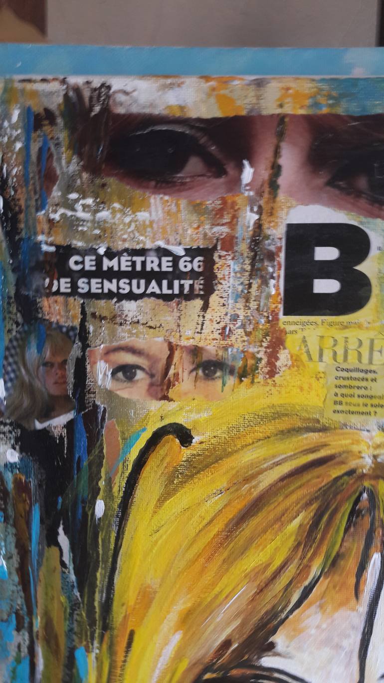 Original Contemporary Celebrity Collage by Guerry Christiane