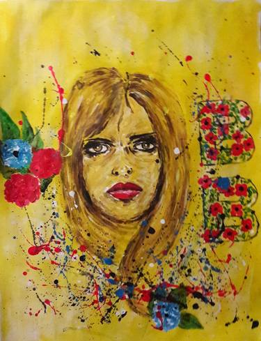 Original Expressionism Celebrity Paintings by Guerry christiane