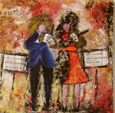 Print of Music Paintings by Guerry christiane