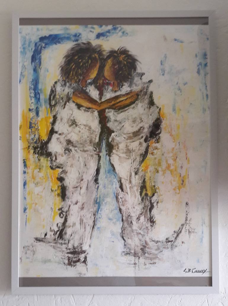Original Children Painting by Guerry christiane