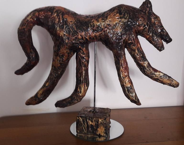 Original Expressionism Animal Sculpture by Guerry christiane