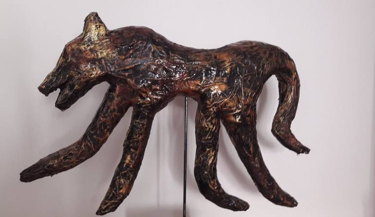 Original Expressionism Animal Sculpture by Guerry christiane