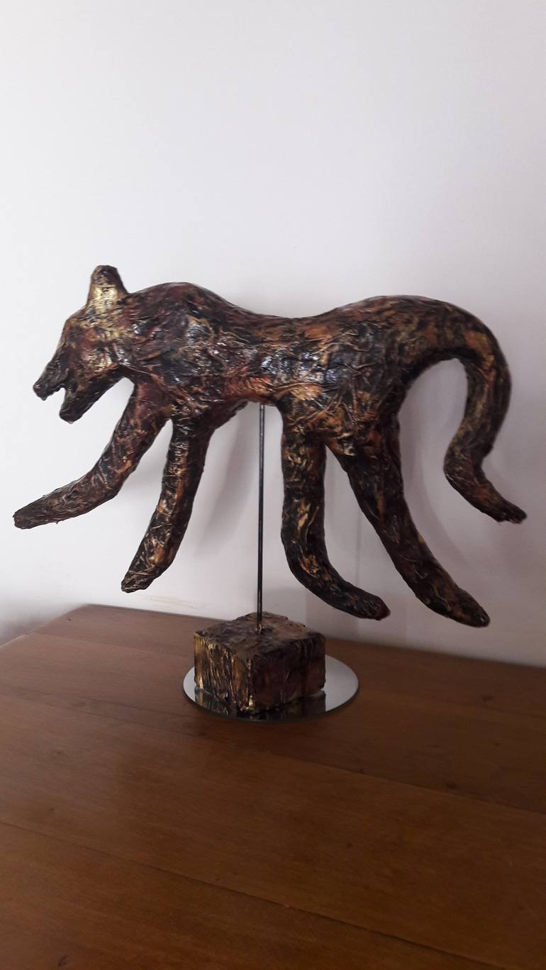 Original Expressionism Animal Sculpture by Guerry christiane