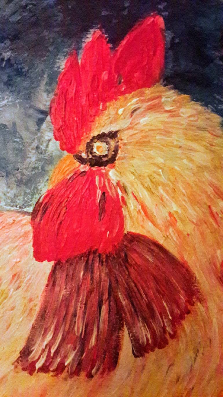 Original Art Deco Animal Painting by Guerry Christiane