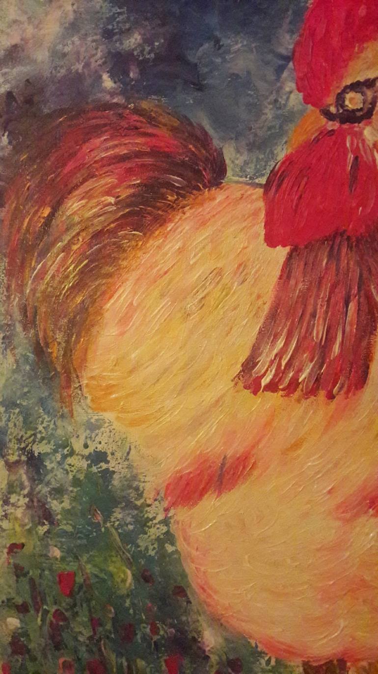 Original Art Deco Animal Painting by Guerry Christiane