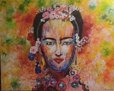 Original Women Painting by Guerry christiane