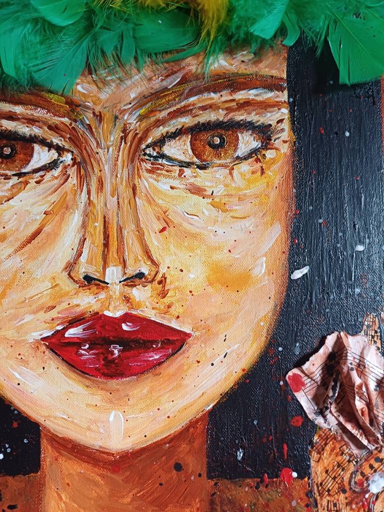 Original Expressionism Music Painting by Guerry Christiane