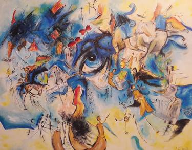 Print of Expressionism World Culture Paintings by Guerry christiane