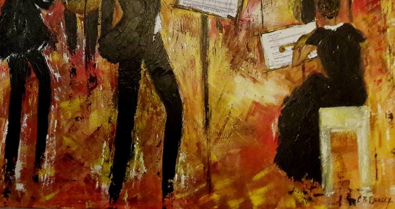 Original Music Painting by Guerry christiane