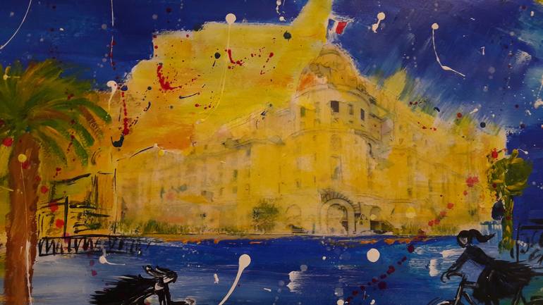 Original Cities Painting by Guerry christiane
