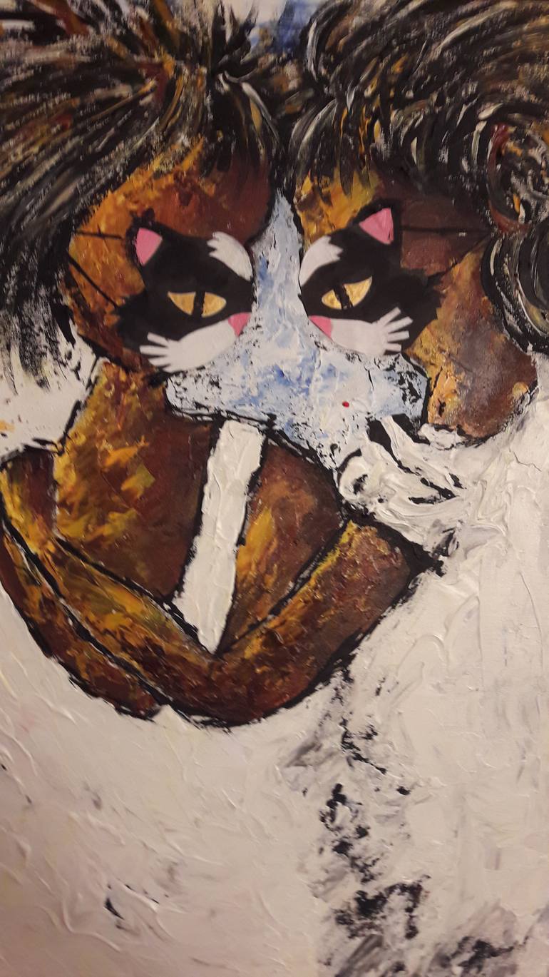 Original Conceptual Love Painting by Guerry Christiane