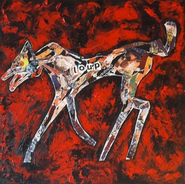Print of Pop Art Animal Paintings by Guerry christiane